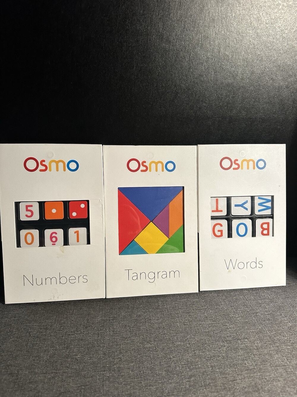 Osmo Numbers Words Tangram 3 Game Bundle iPad Educational Learning Tiles